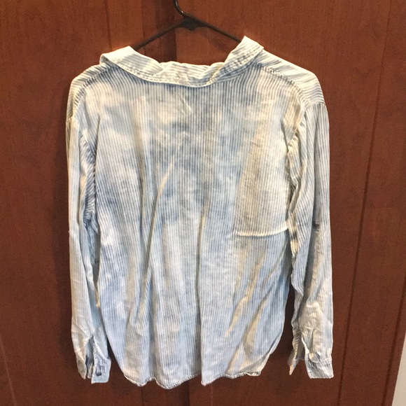 Cloth & Stone Striped Tie Dye Shirt - Picture 3 of 4